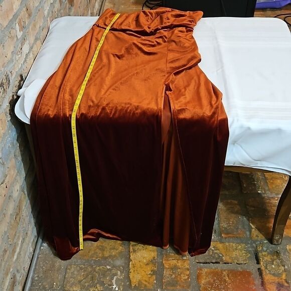 NWT After Six Auburn Moon One Shoulder maxi gown size 14 - Picture 15 of 15